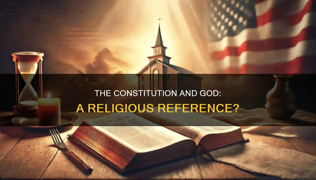 is the word god anywhere in the constitution