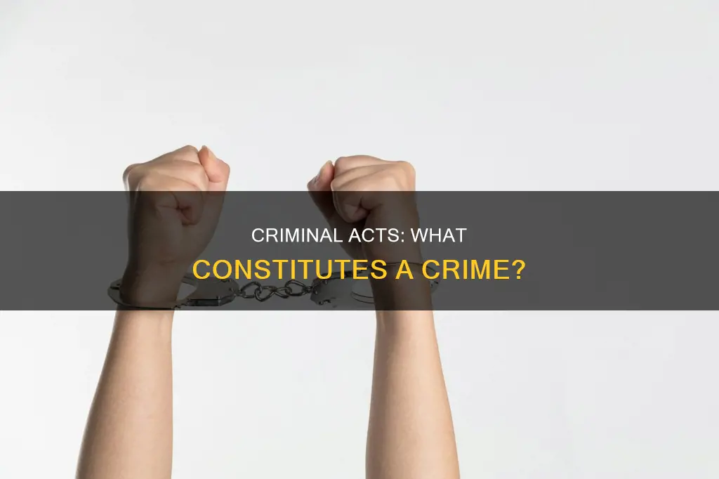 is the wrongful act that constitutes a crime