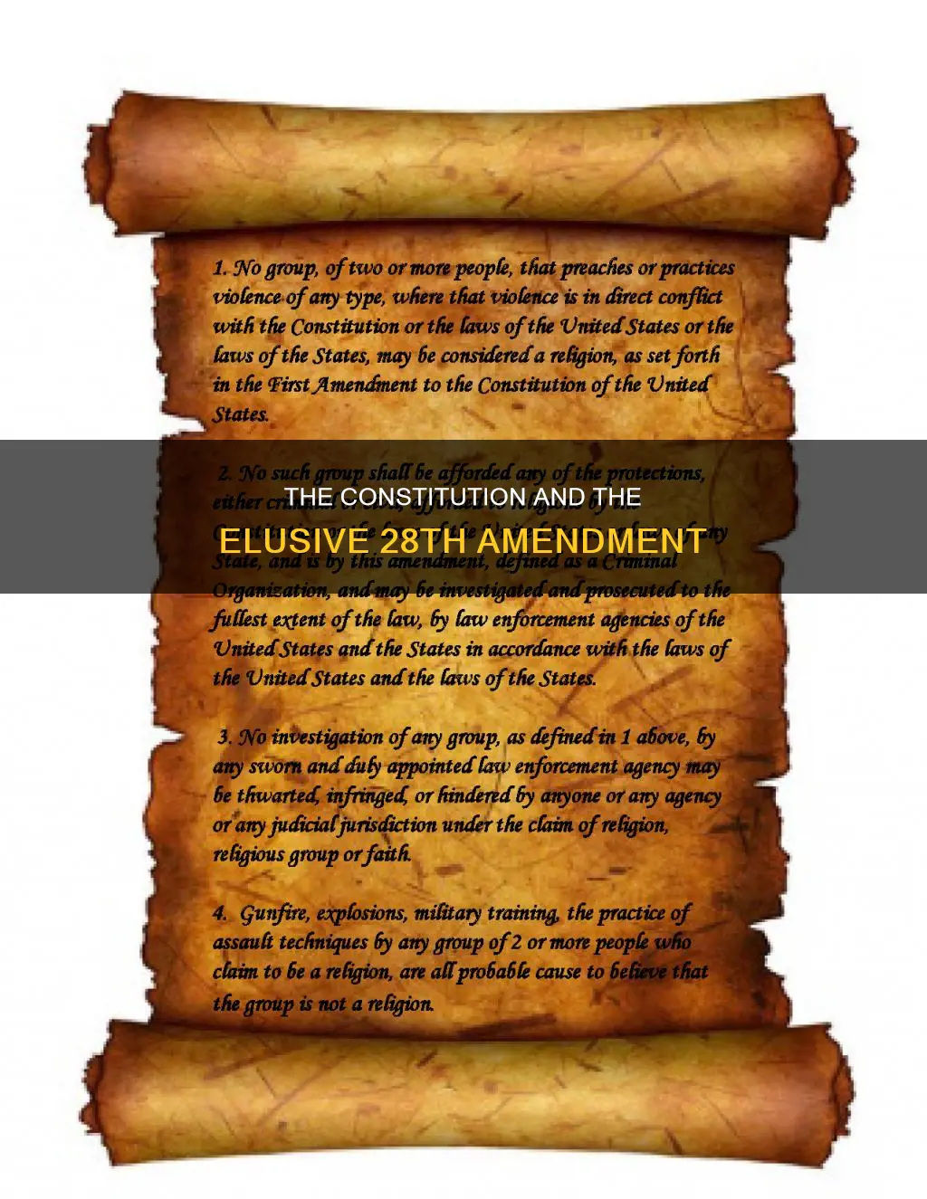 is there a 28th amendment in the constitution