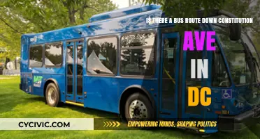 Exploring DC: Bus Route on Constitution Ave