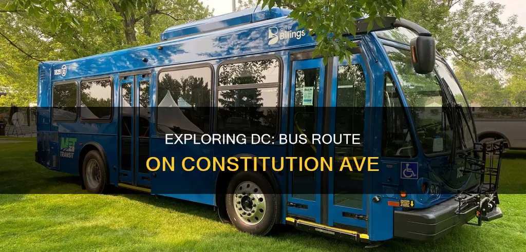 is there a bus route down constitution ave in dc