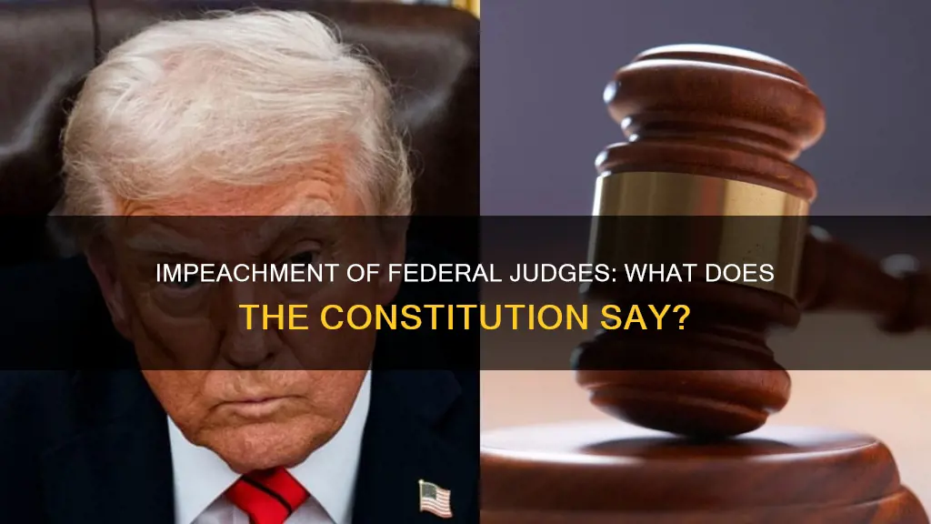 is there a constitutional provision for impeaching federal judges