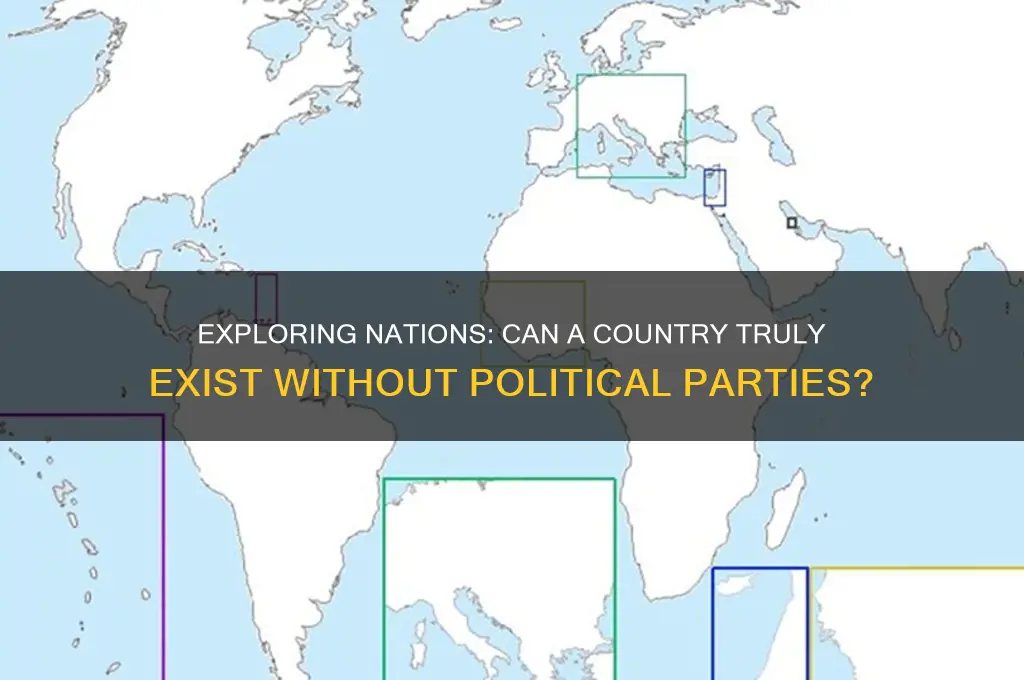 is there a country without political parties