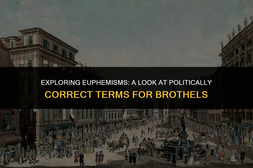 is there a politically correct term for whorehouse