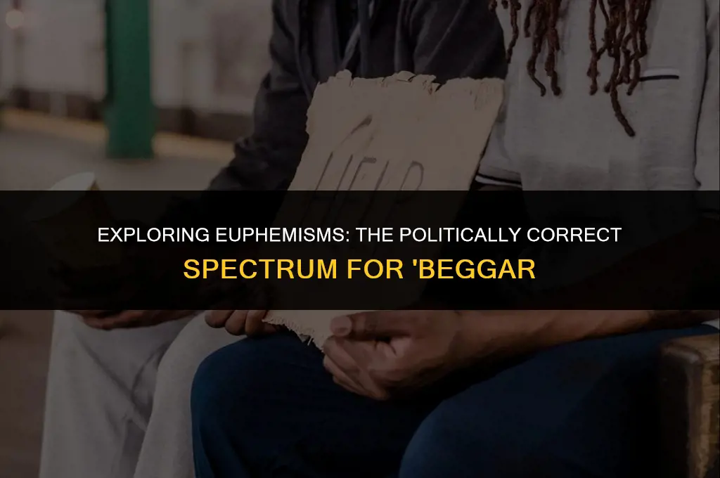 is there a politically correct word for beggar