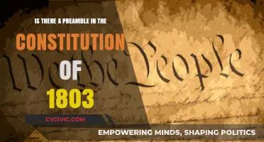 The US Constitution's Preamble: 1803's Vital Introduction