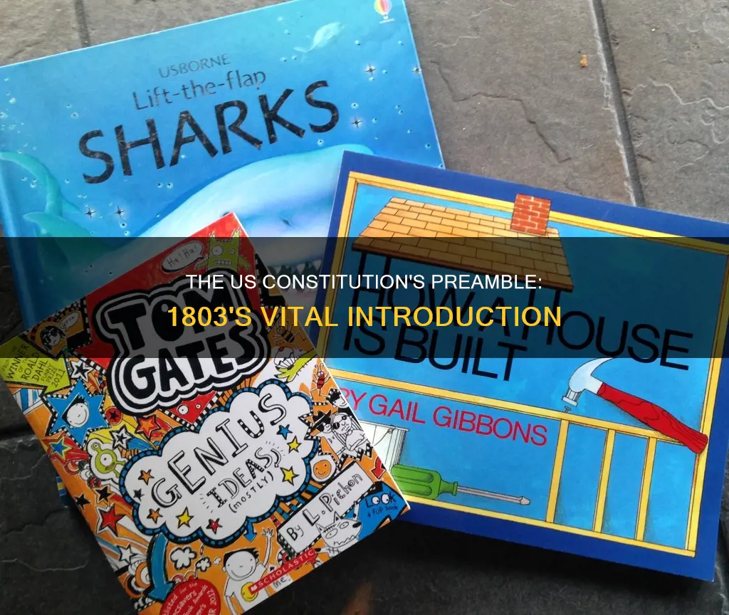 is there a preamble in the constitution of 1803