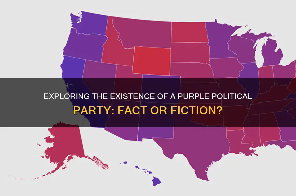 is there a purple political party