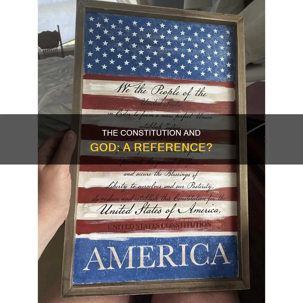 is there a reference to god in the constitution