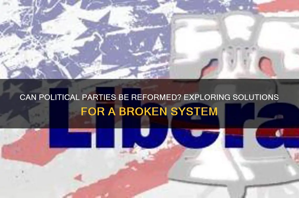 is there a way to fix political parties