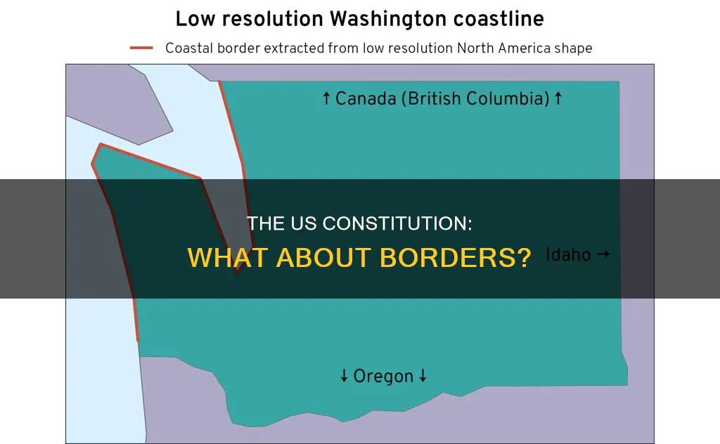 is there anything about borders mentioned in the constitution