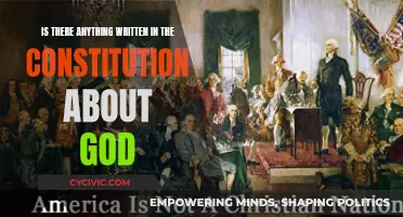 The Constitution and God: A Written Relationship?