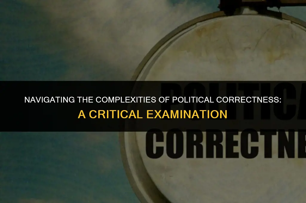 is there anything wrong with political correcteness