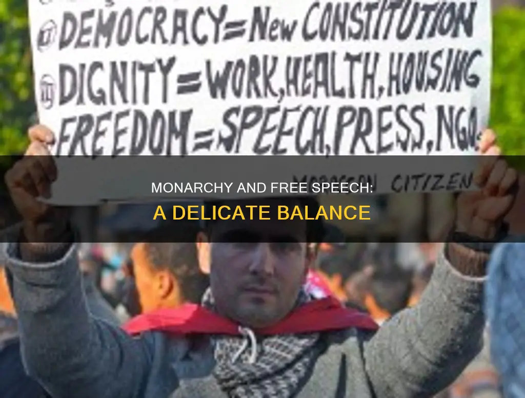 is there free of speech in constitutional monarchy