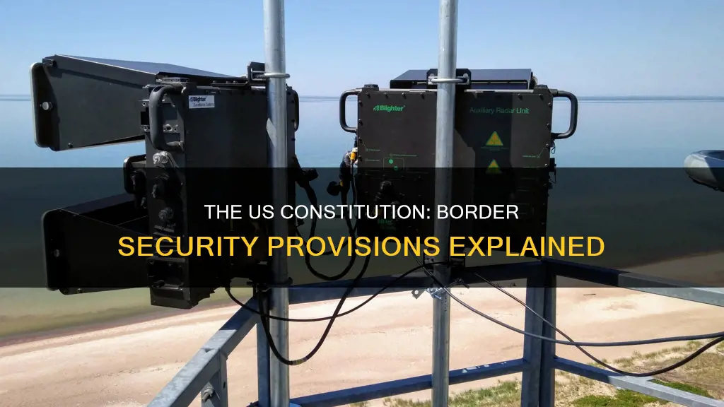 is there something in the us constitution about border security