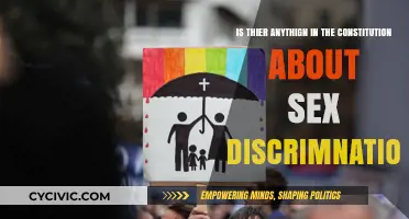 Sex Discrimination: What Does the Constitution Say?