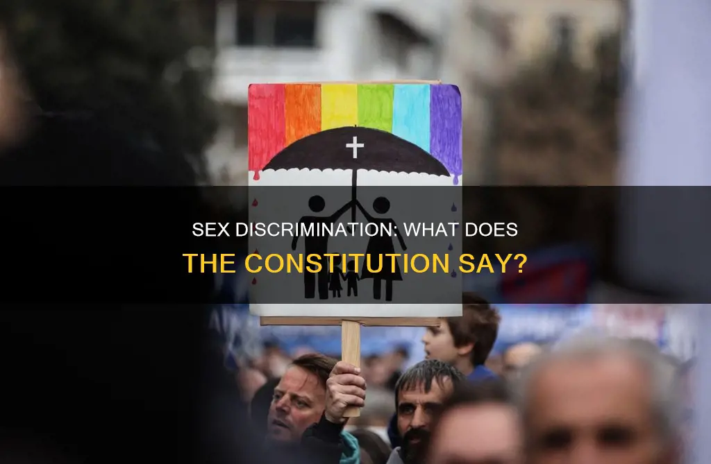 is thier anythign in the constitution about sex discrimnation