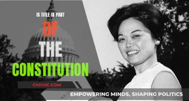 Title IX: Constitutional Amendment or Cultural Change?