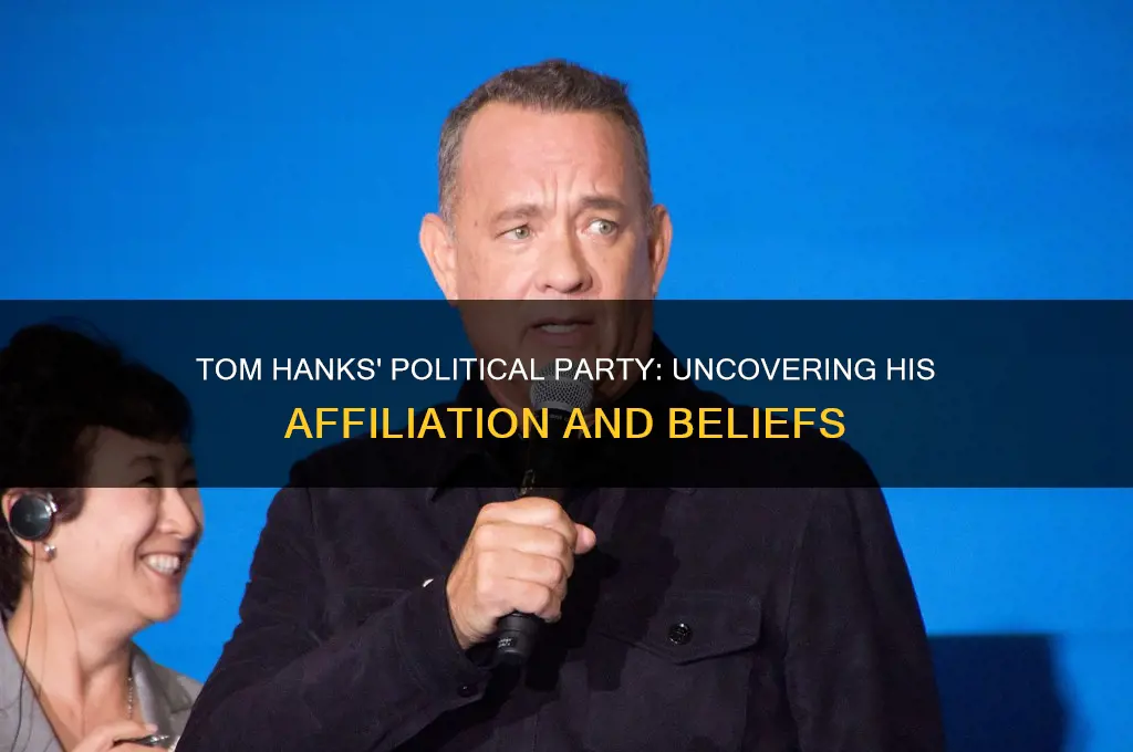 is tom hanks political party