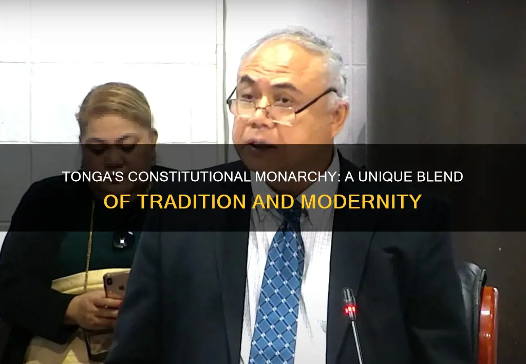 is tonga a constitutional monarchy