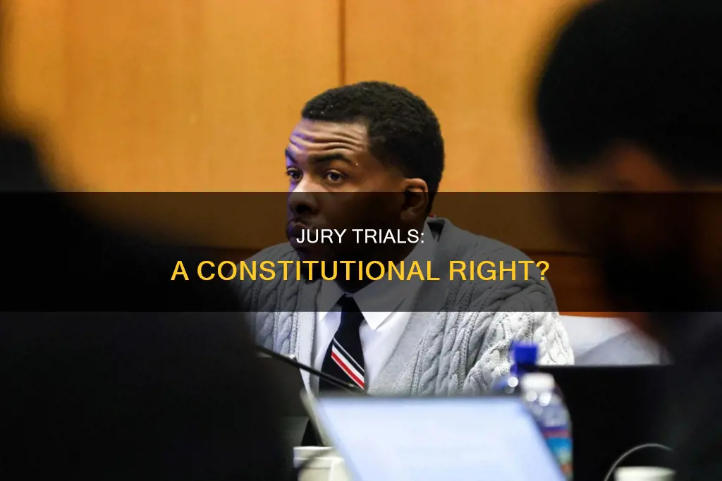 is trial by jury guarenteed by the constitution