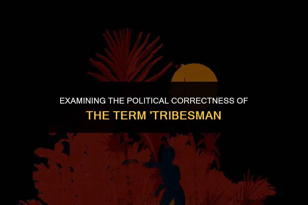 is tribesman politically correct