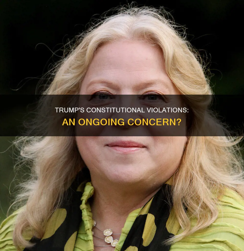 is trump still in violation of the constitution