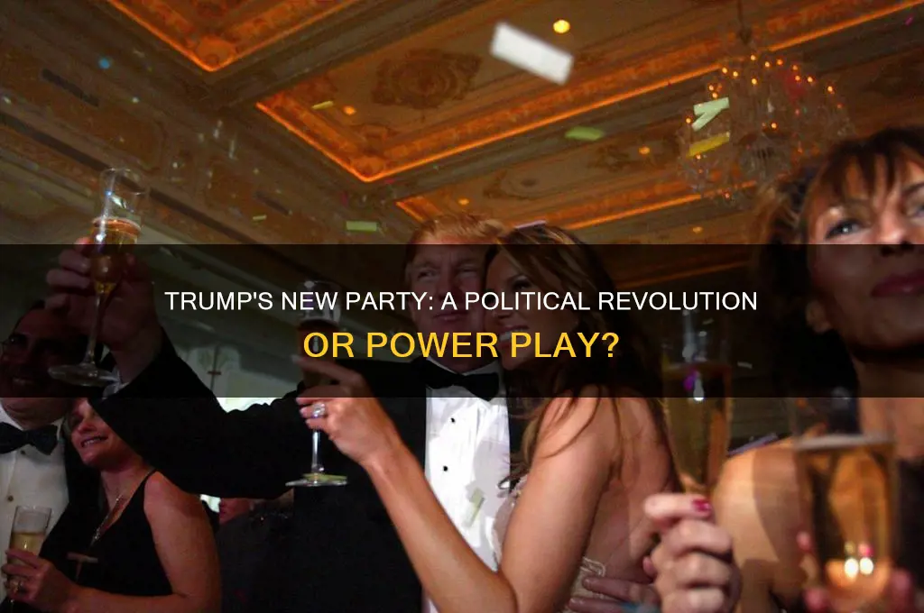 is trump trying to start his own political party