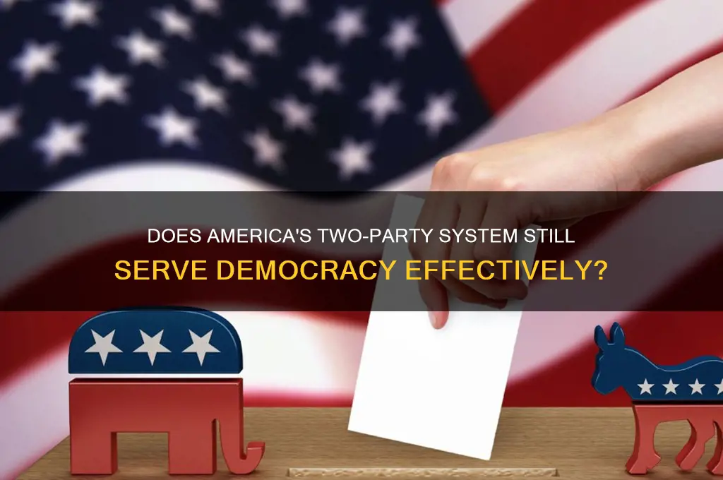is two party system works in american politics