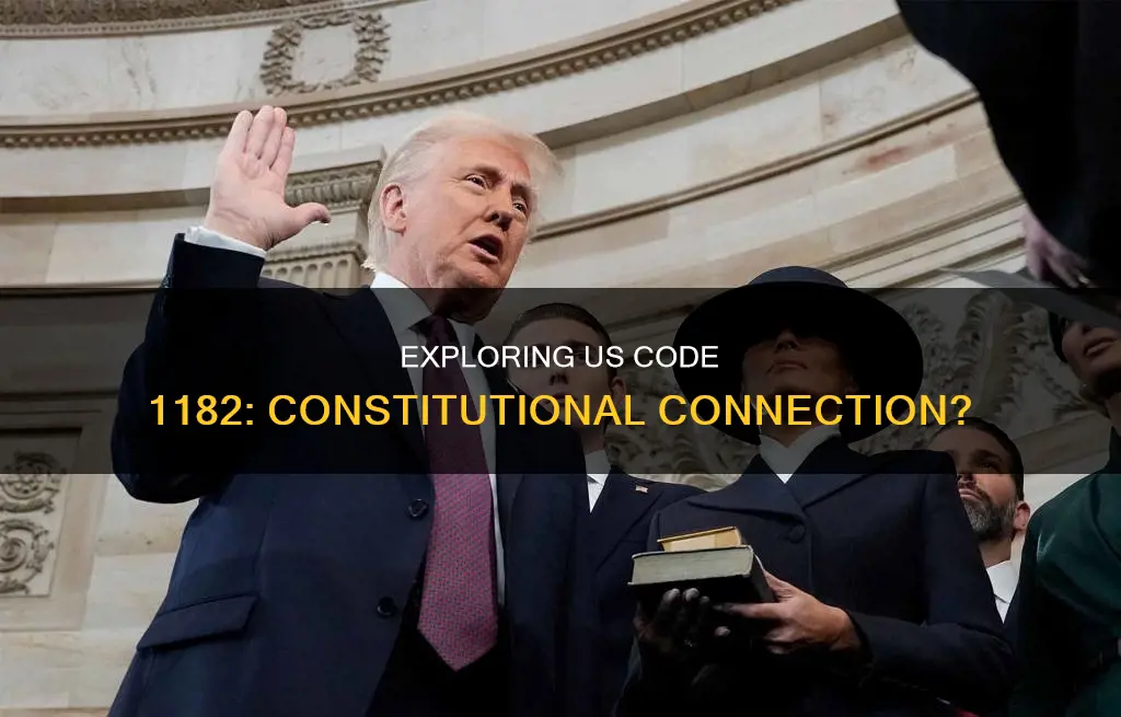 is us code 1182 part of the constitution