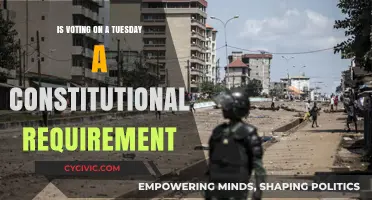 Voting on Tuesdays: Constitutional or Not?
