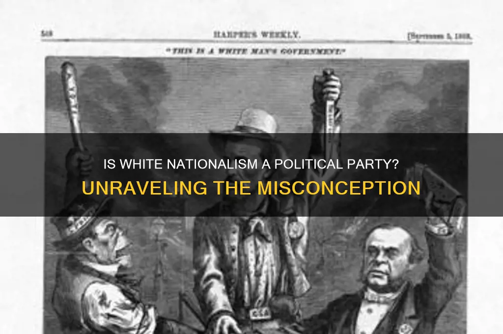 is white nationalist a political party