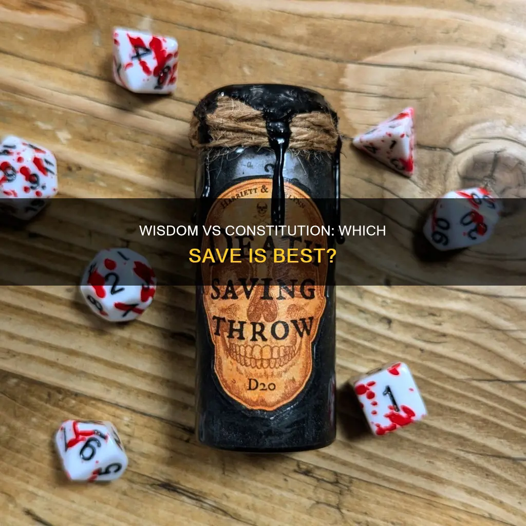 is will a wisdom or constitution save dnd