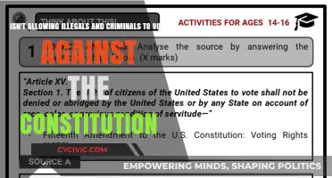 Illegals and Criminals Voting: Unconstitutional?