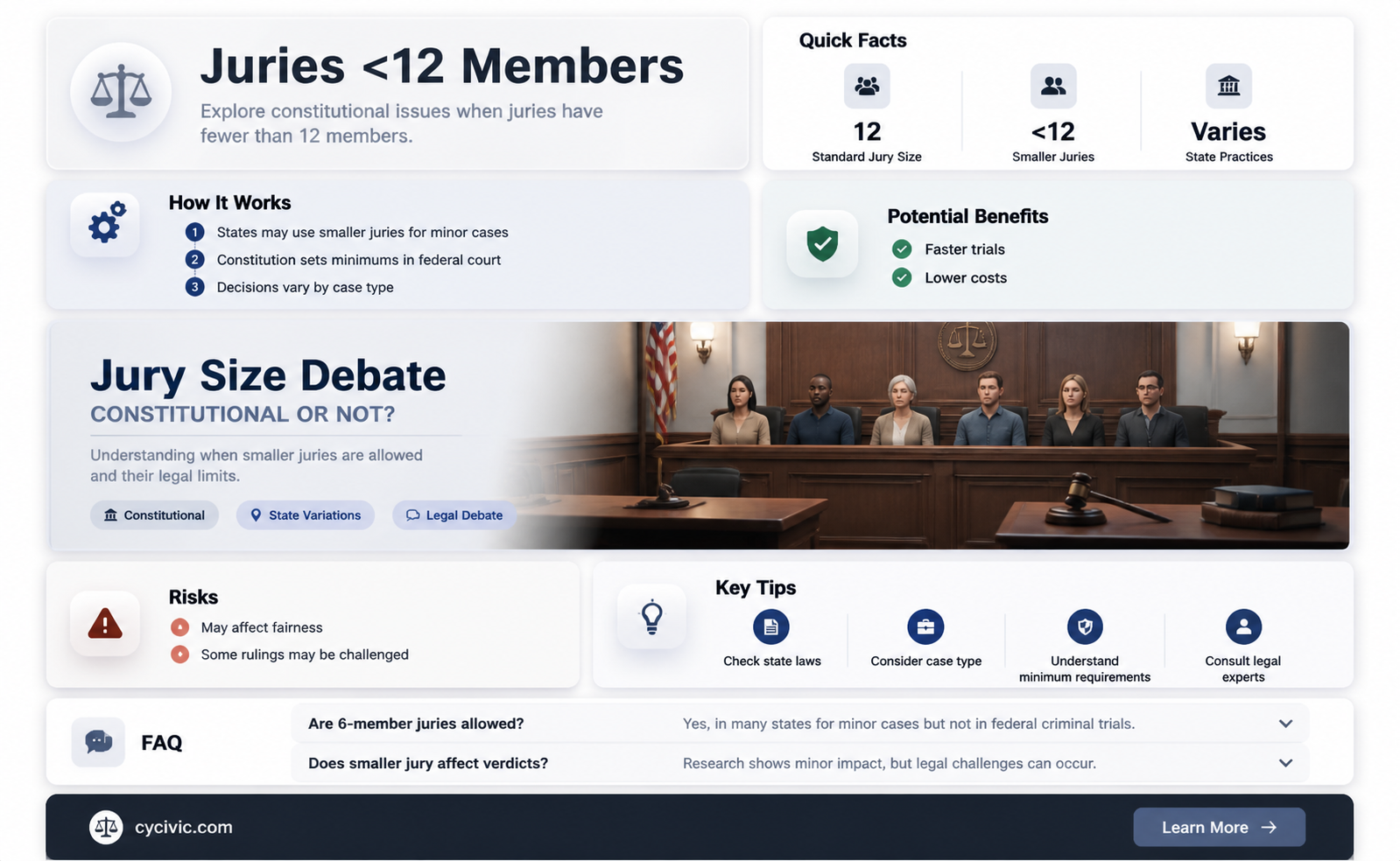 are juries less than 12 members are constitutional