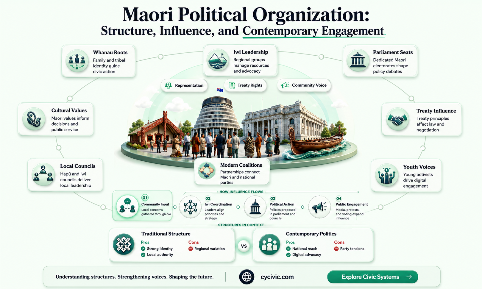 are the maori organized politically