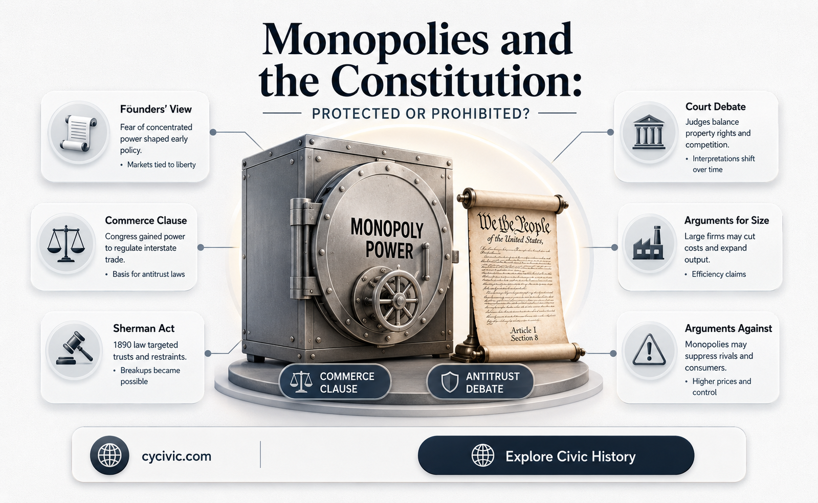 are some monopolies protected by the constitution