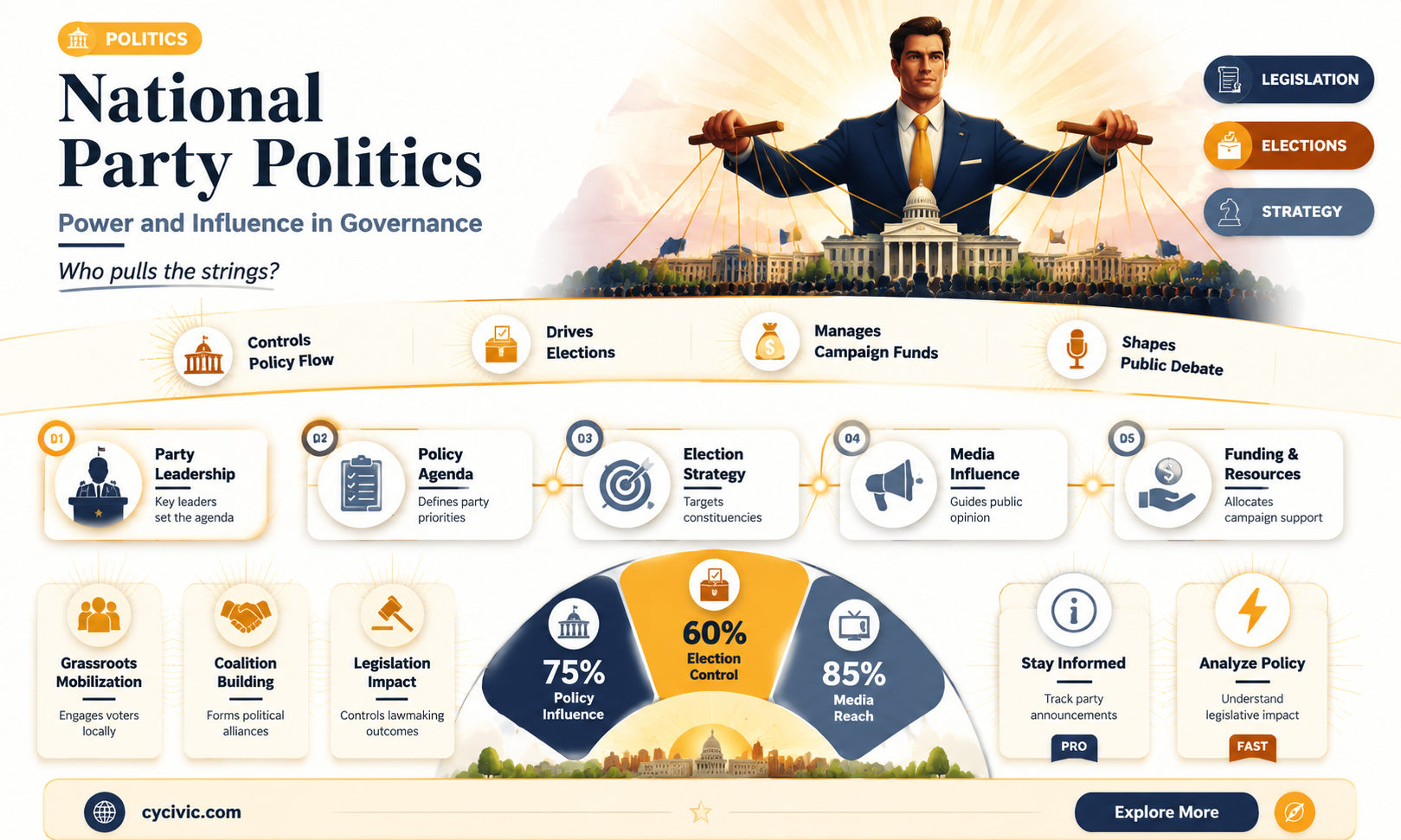 are party politics most important at national level