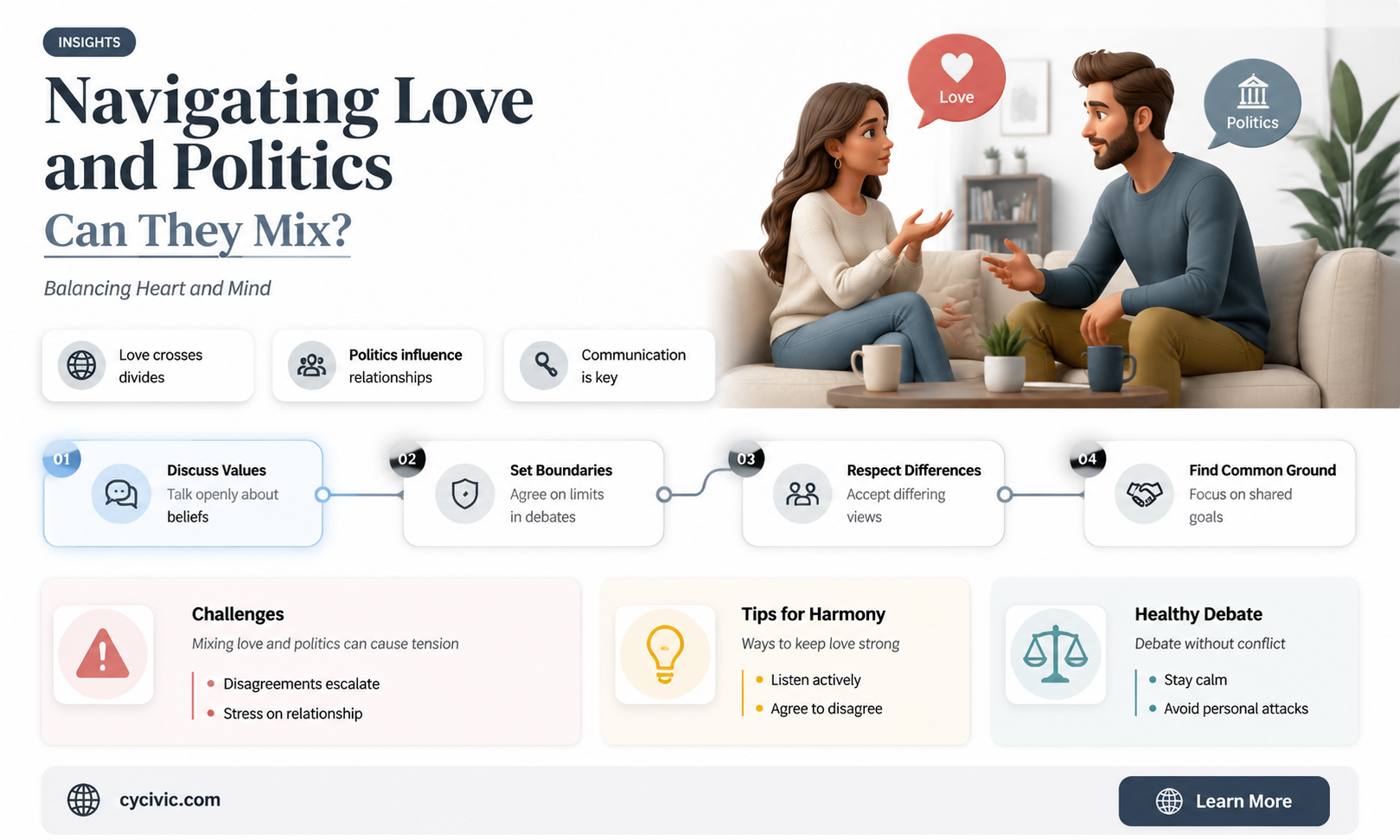 are politics important in a relationship