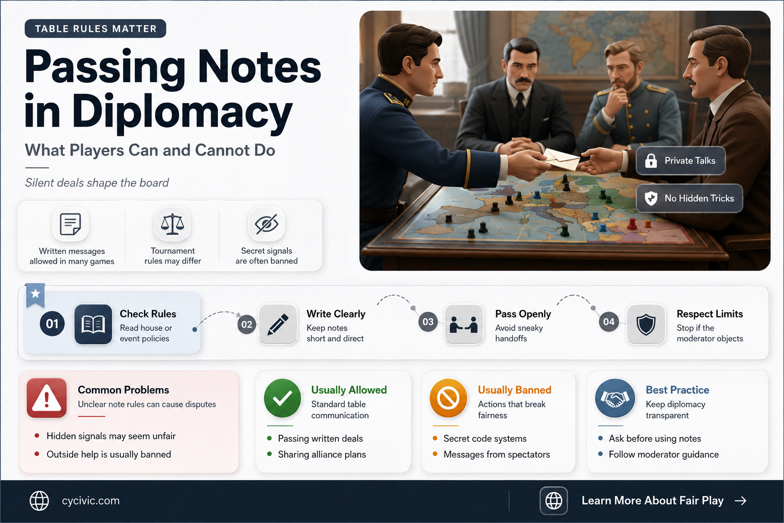 are you allowed to oass other peoples notes in diplomacy