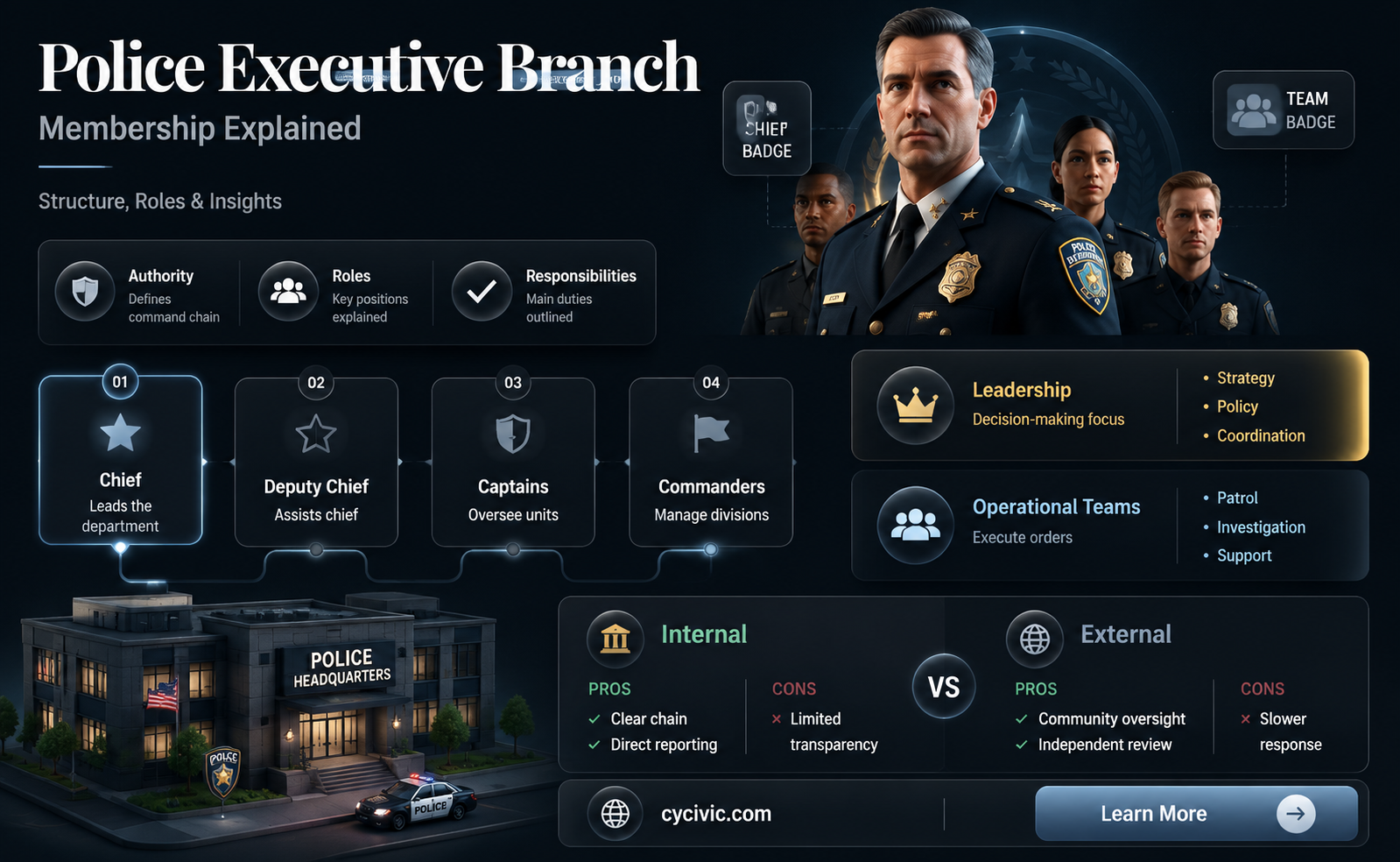 are police part of the executive branch
