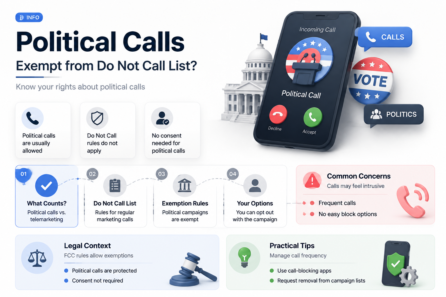 are political campaigns exempt from the do not call list
