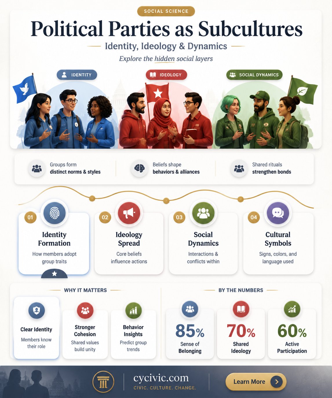 are political parties subcultures