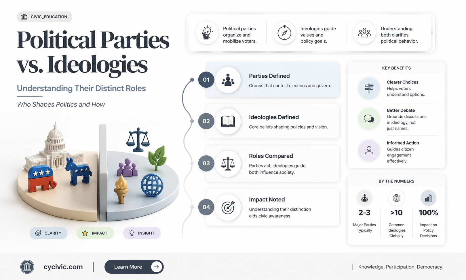 are political parties and political ideologies the same