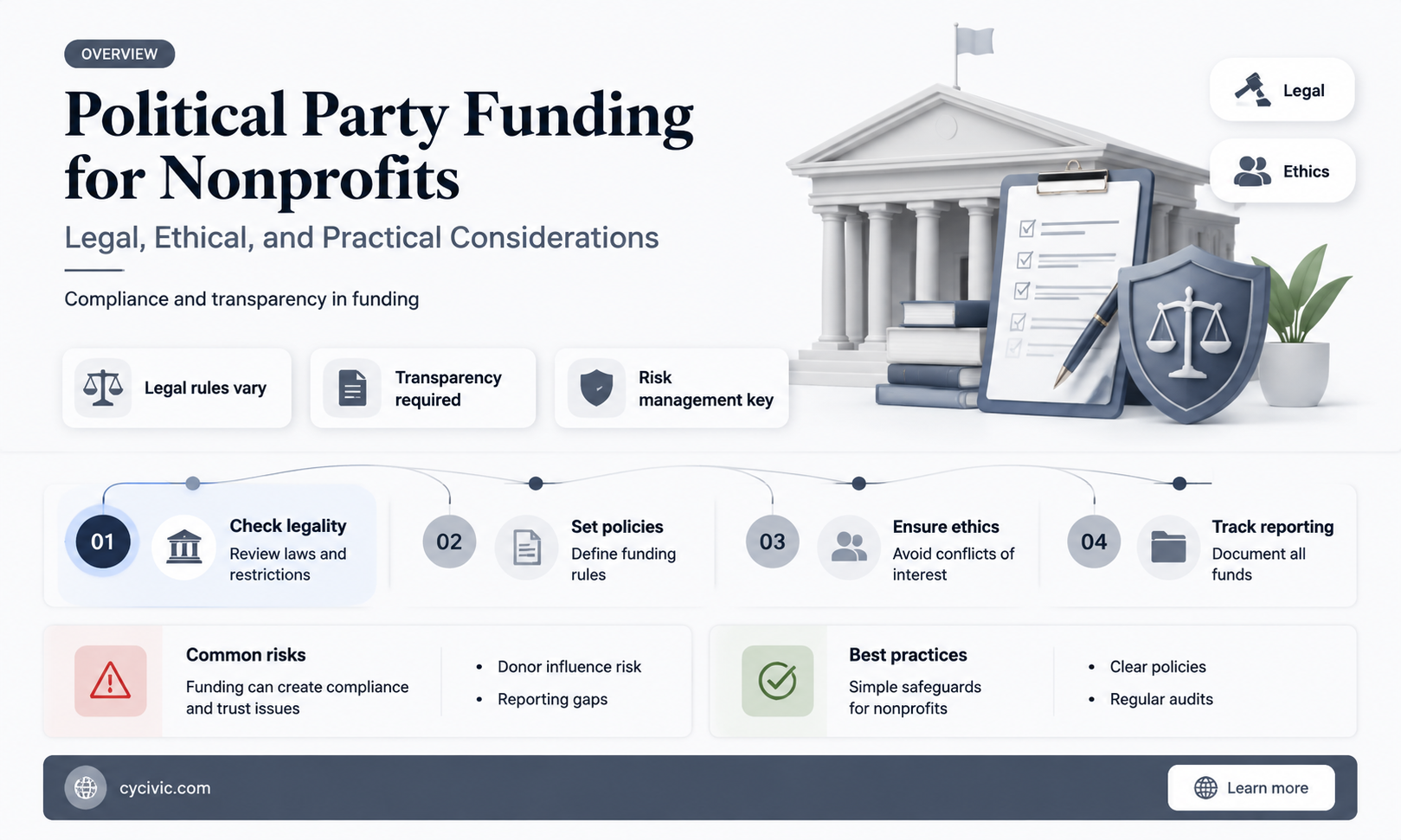 can a political party fund a nonprofit