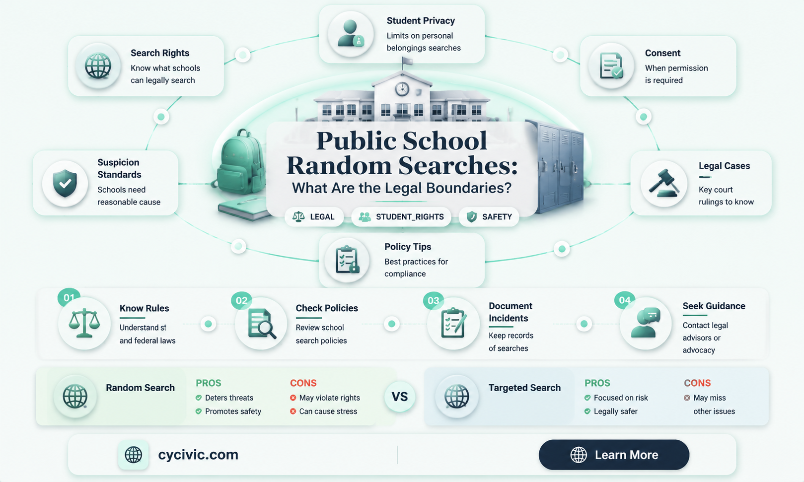 are random searches constitutionally permissible in public schools