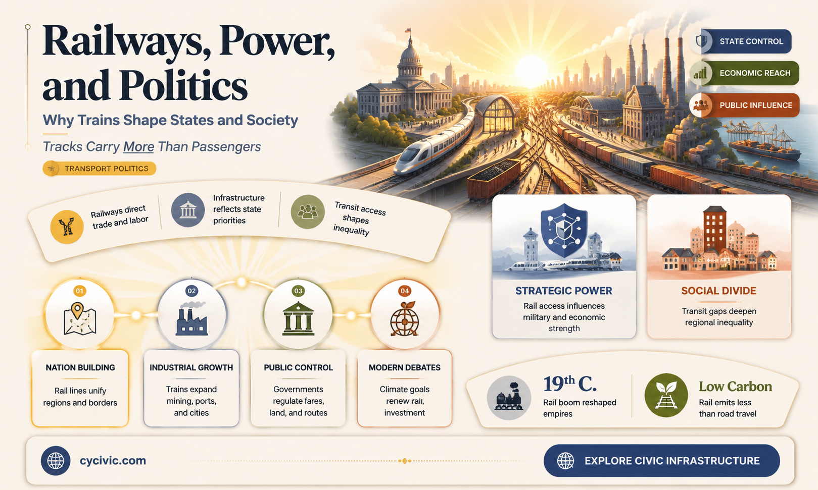 are trains inherently political