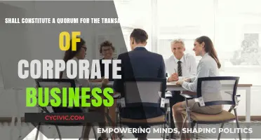 Understanding the Quorum for Corporate Business Transactions
