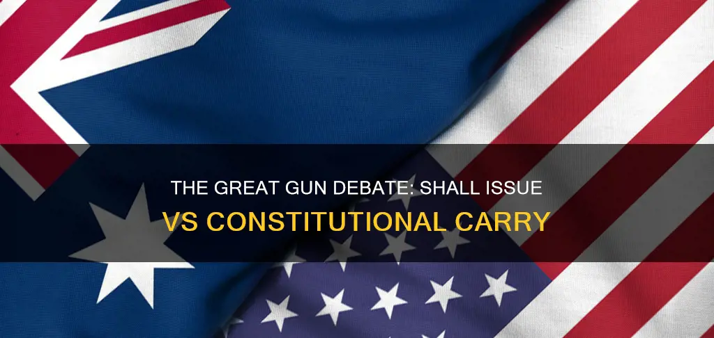 shall issue vs constitutional carry