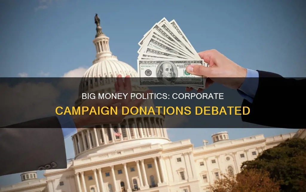 should big corporations be allowed to donate to political campaigns